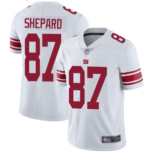 Men New York Giants #87 Sterling Shepard White Vapor Untouchable Limited Player Football NFL Jersey